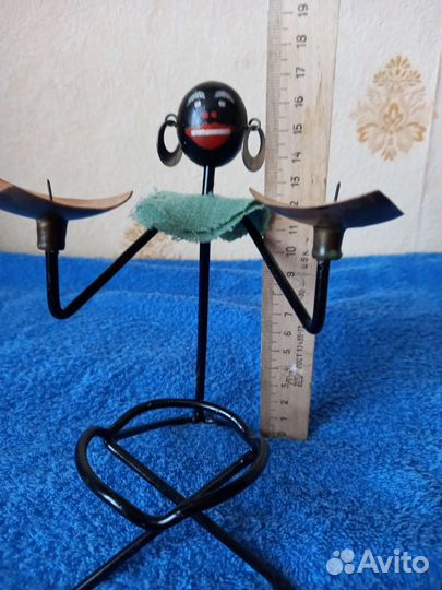 Подсвечник африканская ссср,винтаж