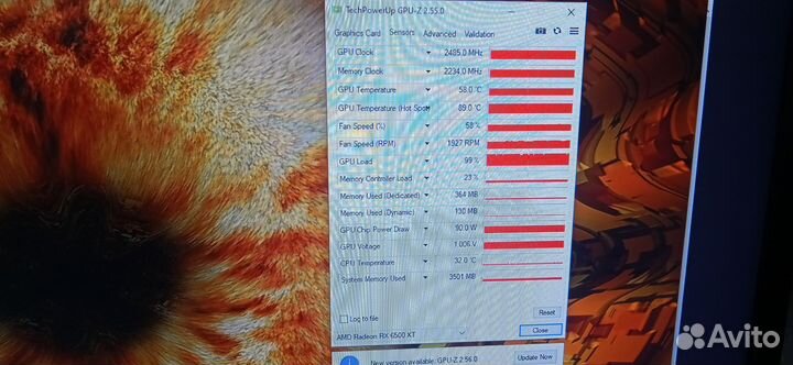 Видеокарта rx6500xt