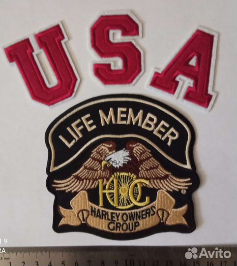 Нашивки : life member 
