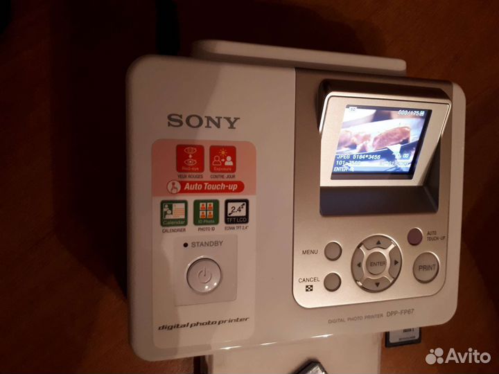 Фото принтер sony DPP-FP67