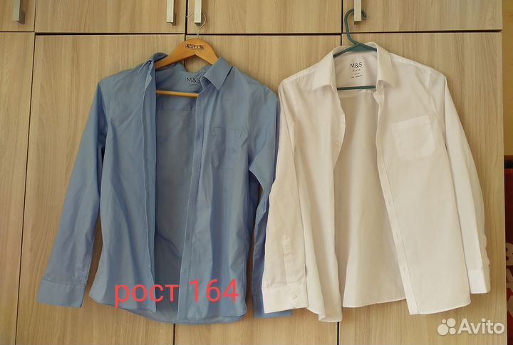 Рубашки для мальчика, б/у, 10-14 лет