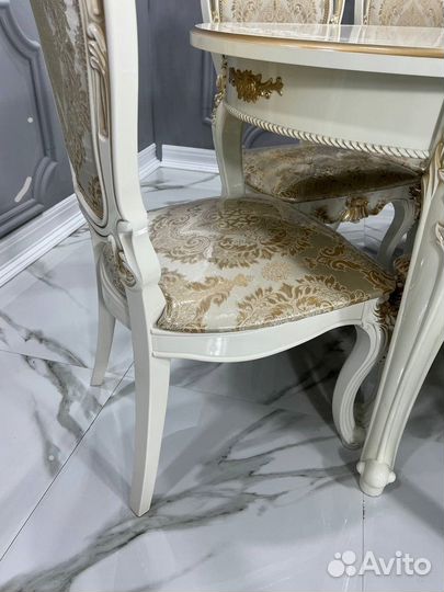 Стол и стулья новые Обеденный Раскладной Кухонный