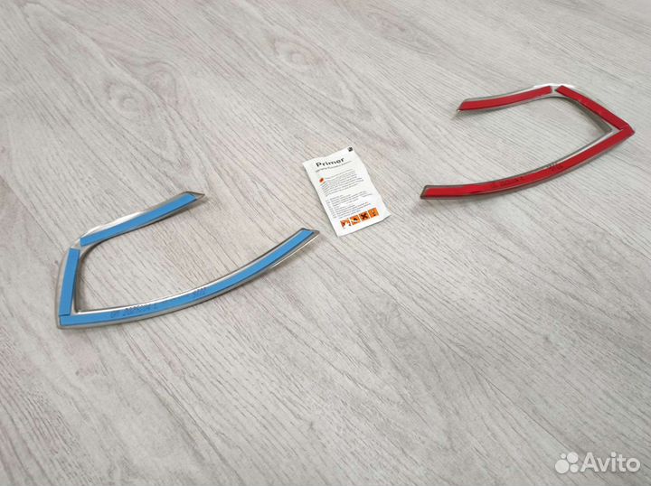 Накладки на противотуманные фары Renault Duster