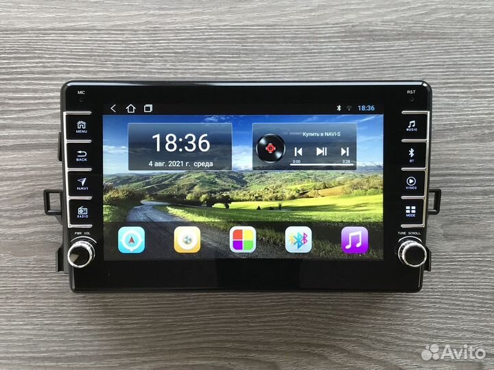 Магнитола Toyota Auris + физические кнопки