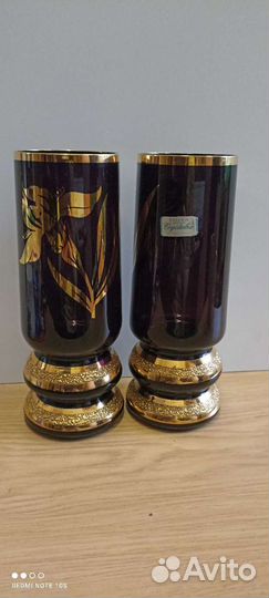 Ваза-кубок Bohemia для цветов