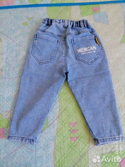 Джинсы-момы