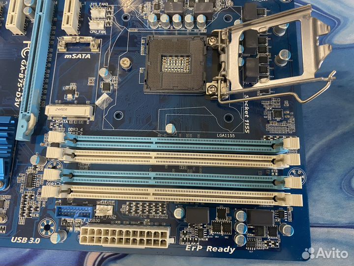 Материнская плата gigabyte ga-b75-d3v lga1155