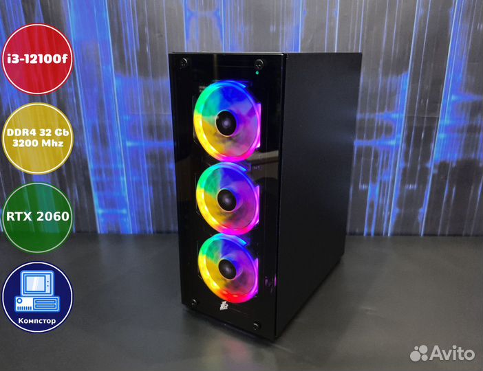 Сборки игровых пк i3-RTX2060-32DDR4-MHF1684902-H610