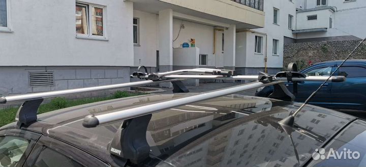 Багажник на крышу Атлант + велокрепление Thule