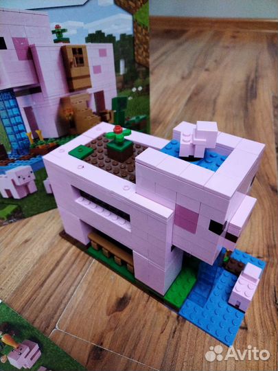 Lego minecraft дом свинья оригинал