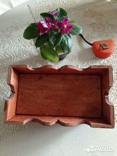 Шкатулка ручной резьбы времен СССР