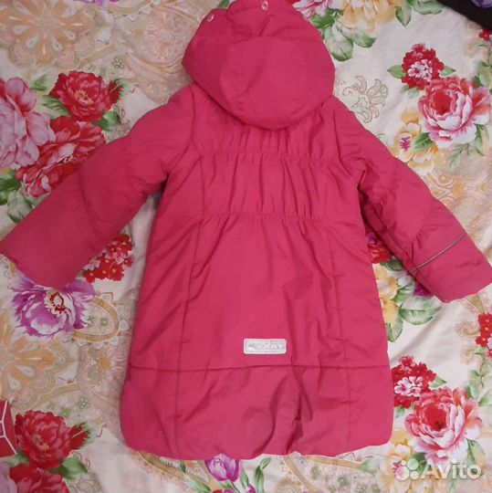 Зимнее пальто для девочки kerry 104 размер