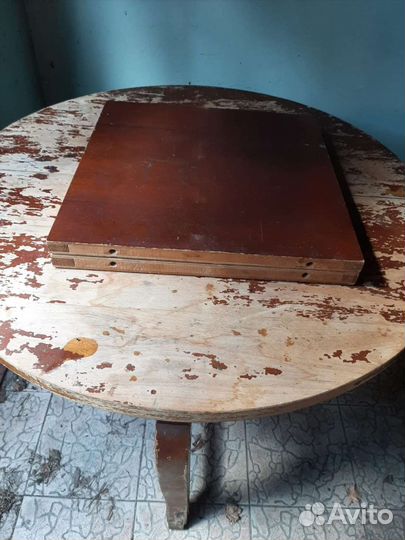 Старинный Стол круглый раздвижной винтаж СССР