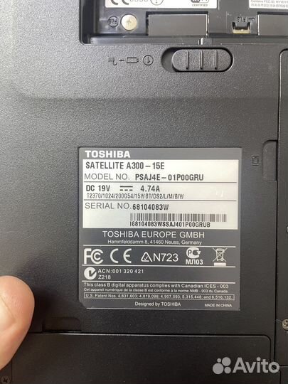 Toshiba satellite a300