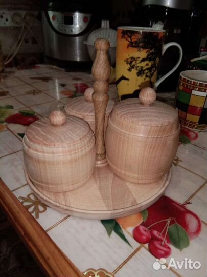 Посуда деревянная