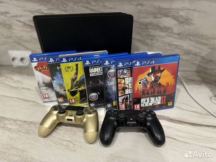 Sony PS4 slim 1tb. Гарантия 12 мес