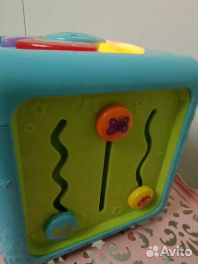 Детская развивающая игрушка музыкальный кубик (+со