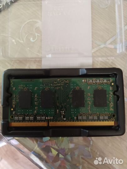 Оперативная память для ноутбука 2gb DDR3L 2 шт