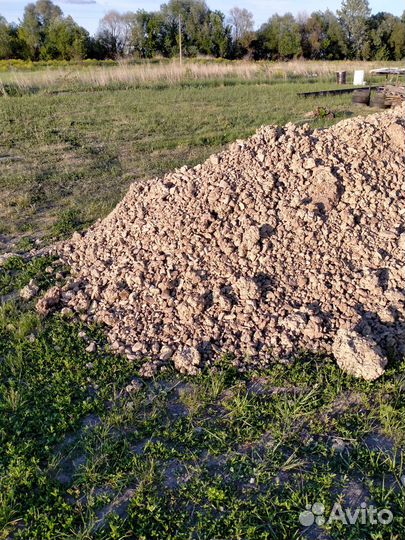 Гравий, щебень, перегной, чернозем