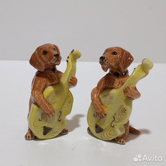 Статуэтка собаки такса в коллекцию. Фарфор Франция