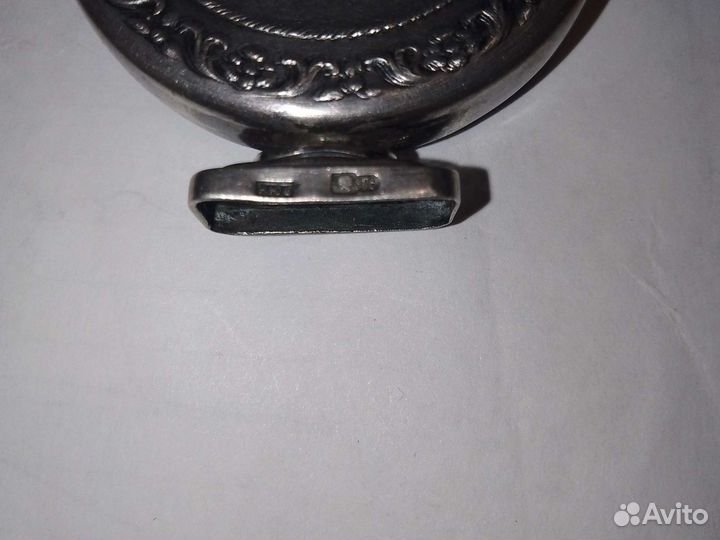 Флакон для духов серебро 875 пробы