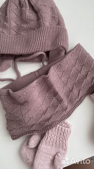 Комплект шапка и шарф, перчатки и носки