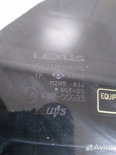 Стекло двери передней правой Lexus RX 300 XU10 199