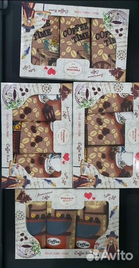 Подарочный набор из 3х полотенцев