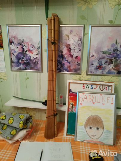 Бамбуковая штора на окно от солнца