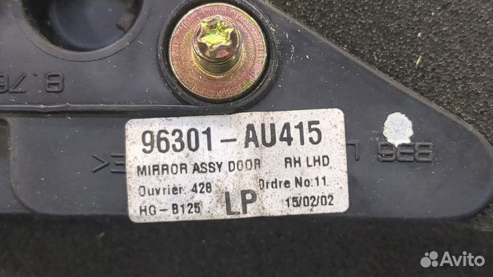 Зеркало боковое Nissan Primera P12, 2008