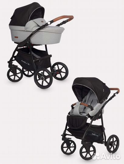 Коляска 2 в 1 Riko Basic Bella Lux