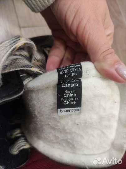 Коньки хоккейные бауер