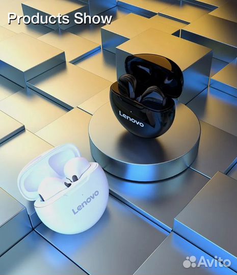 Bluetooth наушники Lenovo с микрофоном (новые)