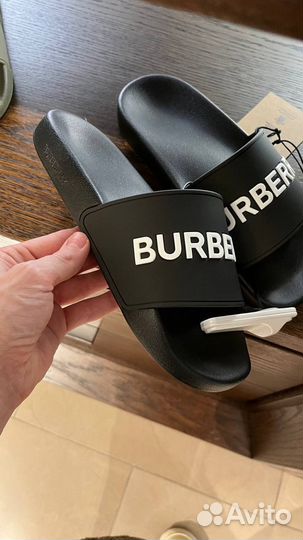 Шлепанцы burberry оригинал мужские италия