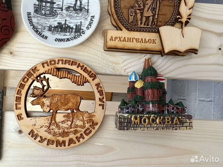 Магниты на холодильник города России