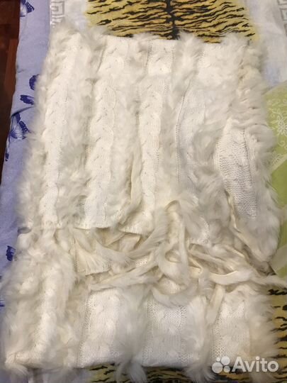 Шарф с мехом