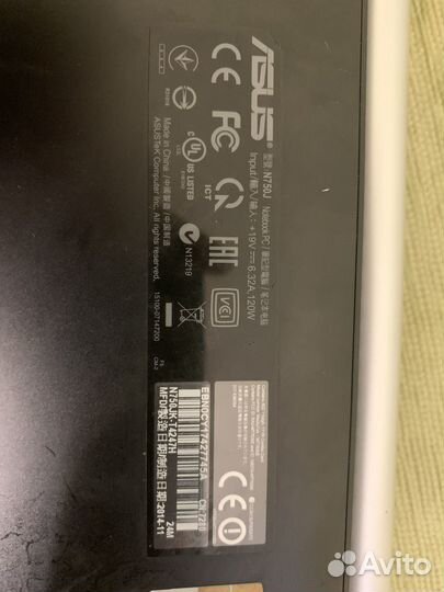 Ноутбук Asus n750J