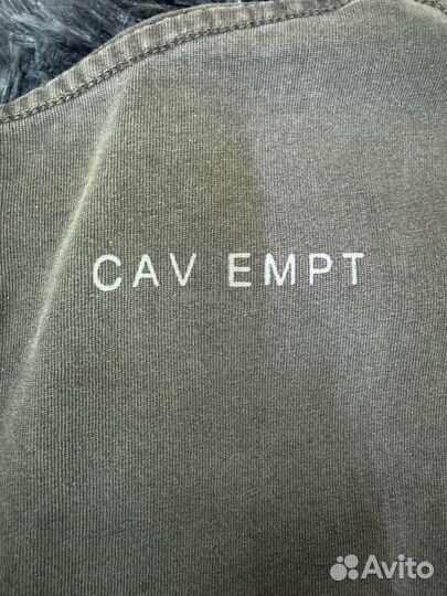 Футболка Cavempt серая погружная оверсайз