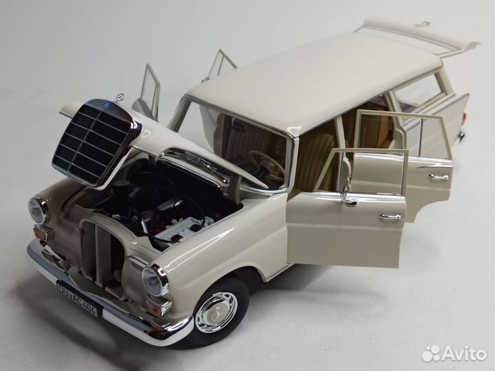 Mercedes 200 Universal-1966 Cream 1:18 Norev