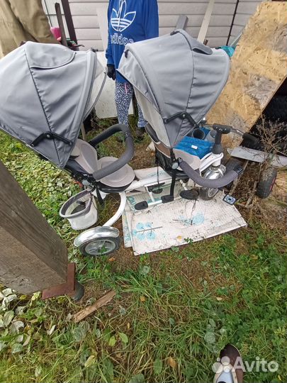 Коляска для двойни