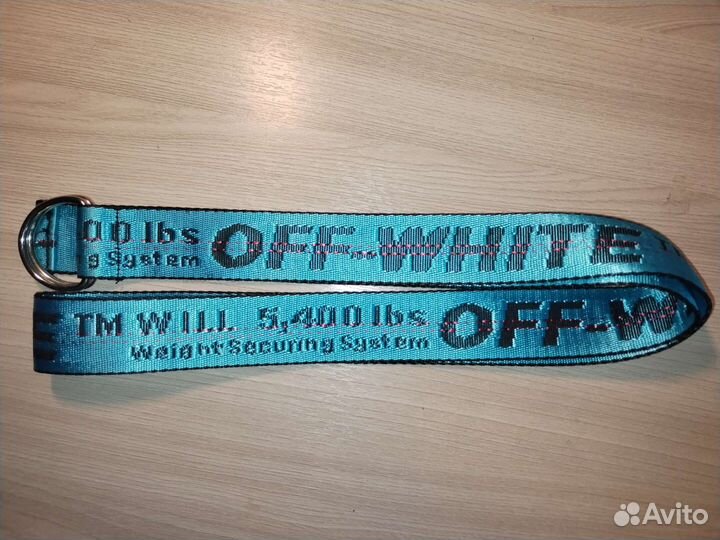 Ремень офф white