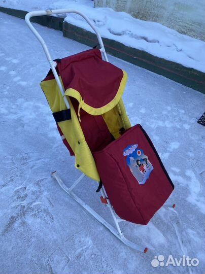 Коляска санки