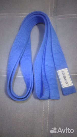 Пояс для единоборств синий