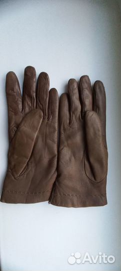 Перчатки зима мех Испания жен. кожа новые 6-6,5
