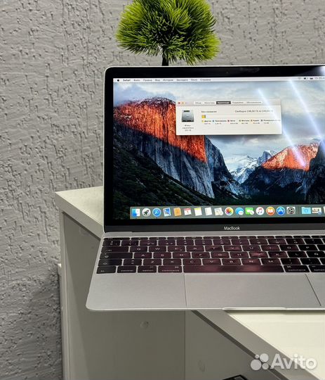 Macbook 12 retina 2015 m3/8/256gb
