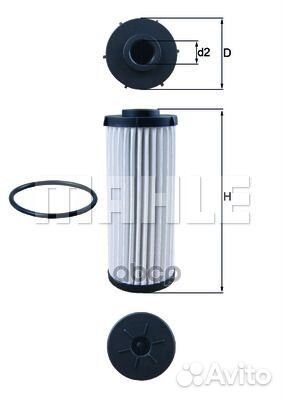 Фильтр масляный HX139D Mahle/Knecht