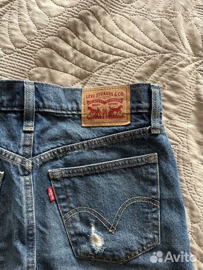 Джинсовая юбка levis