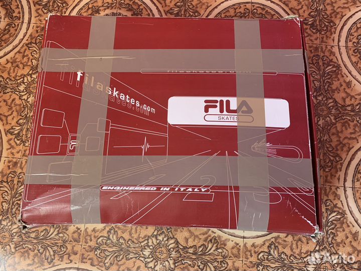 Роликовые коньки Fila детские раздвижные с защитой