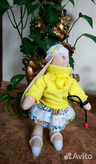 Текстильная интерьерная кукла