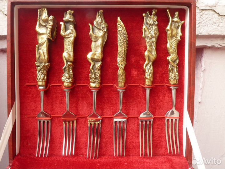 Вилки Ножи бронза